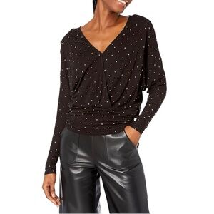 Ramy Brook Whitney Top with Small Studs in Black